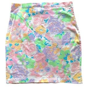 Vintage 90’s Floral Print Skirt